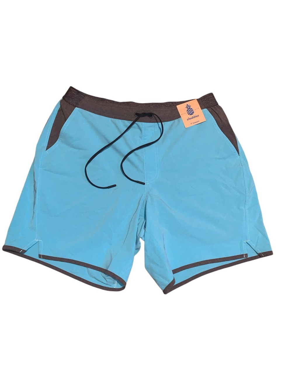 NWT Chubbies The Cobras Hybrid Shorts XL 7” Inseam Yoga Swim Gym Lined Blue